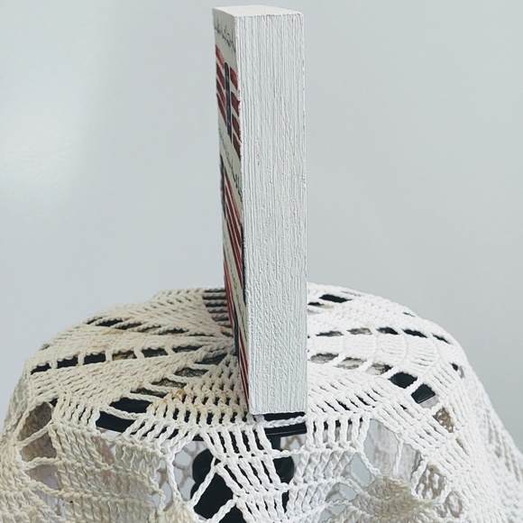 TIERED TRAY DECOR/MINI WOOD SIGN/AMERICA THE BEAUTIFUL SIGN/FLAG DECOR/JULY 4TH - Picture 2 of 3